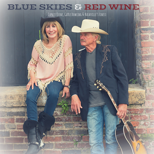 CD Cover of Blue Skies & Red Wine